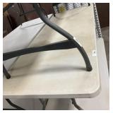 White Plastic Folding Table 29 x 71 Inches.