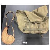 U.S. Military Canvas Field Backpack, Suede