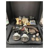 Cast Iron Minis, Cute Figural Candles, Postcards.