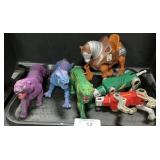 He Man Cats & Voltron Figurines.