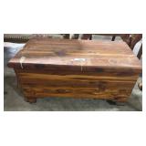 Knotty Pine Blanket Chest.