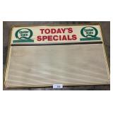 Advertising Quaker State Restaurant/Store Sign.