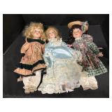 3 Nice Victorian-Esque Dolls.