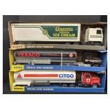 (3) Ertl Diecast Advertising Tanker Trucks.