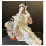 Vintage Fine Porcelain Asian Geisha Figure.