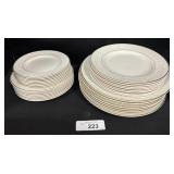 Vintage Gold Trimmed Dinnerware.