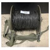 WWII Field Phone Wire Reel.
