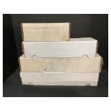 4 Boxes of Assorted Sports Trading Cards.