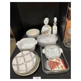 Corning, Pfaltzgraff, Pyrex Cookware, Milk Glass