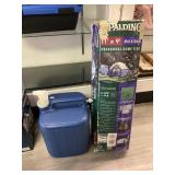 Spalding Dome Tent, Coleman Water Jug.