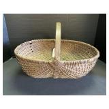 Early Split Oak Buttocks Basket.