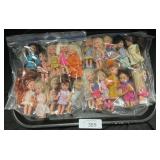 40 Barbie Kelly Dolls.