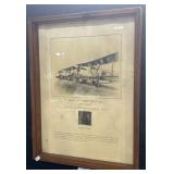 Douglas Cruiser Airplane Art w/ Fabric.