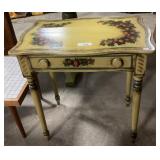 Handpainted Strawberry Design Wooden Desk.