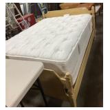 Painted Wood Double Headboard/Footboard Bed,