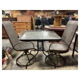 Outdoor Small Table & 2 Chairs.