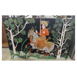 Exquisite Hand Painted Middle Eastern Horseman