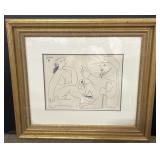 Pablo Picasso Lithograph Les Dejeuners.