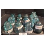 Lot Of Glass Insulators.;