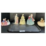 Hummel Goebel, Royal Doulton Lady Figurines.