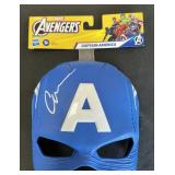 Signed Chris Evans Captain America Mask.