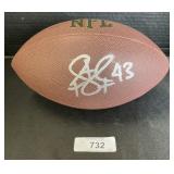 Signed Troy Polamalu Wilson Football.