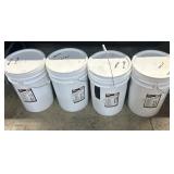 4 Buckets Of Efoods Survival Food.