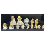 14 Ceramic Angel Figurines.