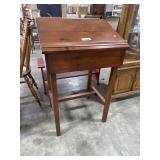 Vtg Slant Front Schoolmasters Desk.