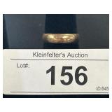 18K Gold Wedding Band Ring.