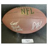 Signed Drake London Wilson Football.