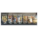 7 Burger King Coca Cola StarWars Character Glasses