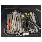 Wrenches, Scrapers, Pliers.