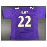 Autographed Derick Henry Jersey.
