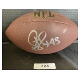 Signed Troy Polamalu Wilson Football.