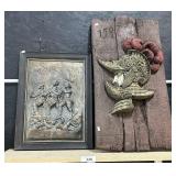 Pair Of Military Wall Plaques.
