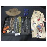 Vintage Rosary Necklaces, RagadyAnn & Andy Apron