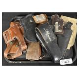 Variety Of Gun Holsters.