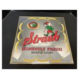Straub Beer Mirror Sign.