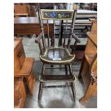 Hitchcock Style High Chair.