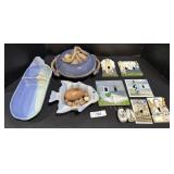 Fish Pottery Dishes, Lighthouse Switch Covers