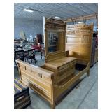 Beautiful Eastlake-Style Carved Bedroom Suite.