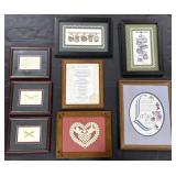 Lot Of Framed Wall Art.