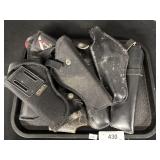 Variety Of Gun Holsters.