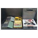Various Drill Bits & Weller Soldering Gun.