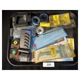 Metal Tweezers, Power Loaders, Glass Cutter.