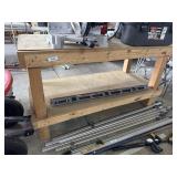 Wooden Work Bench.