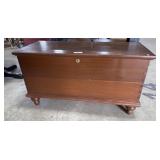 Vtg Dovetailed Pine Blanket Chest.
