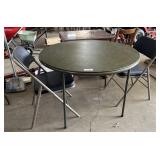 (3) Piece Folding Card Table & Chairs.