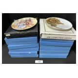 Schmid, Avon, Wedgwood, Gehm Collectors Plates.